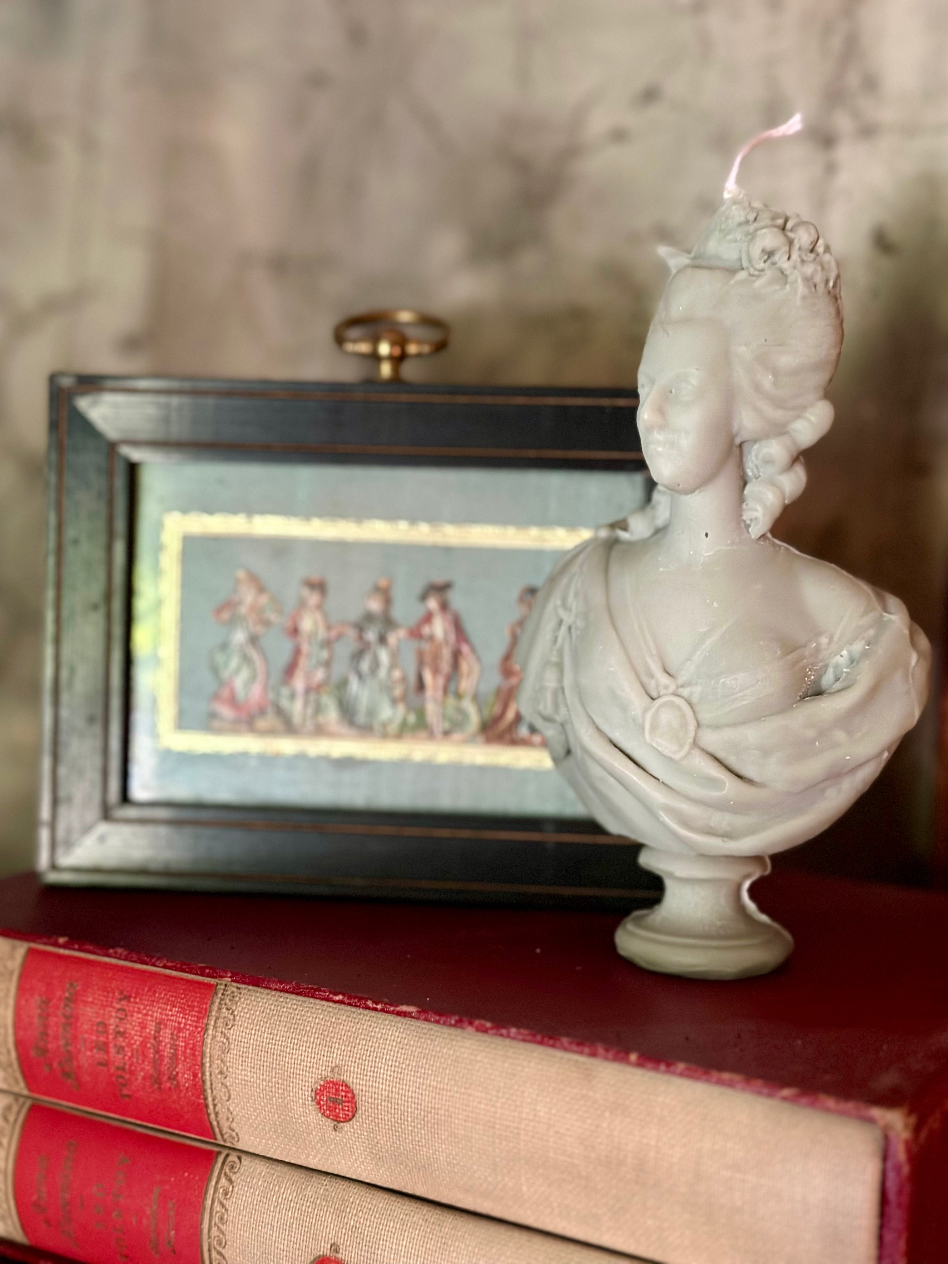 Marie Antoinette Candle (Unscented) | POPULAR! | Verdigris or Cream