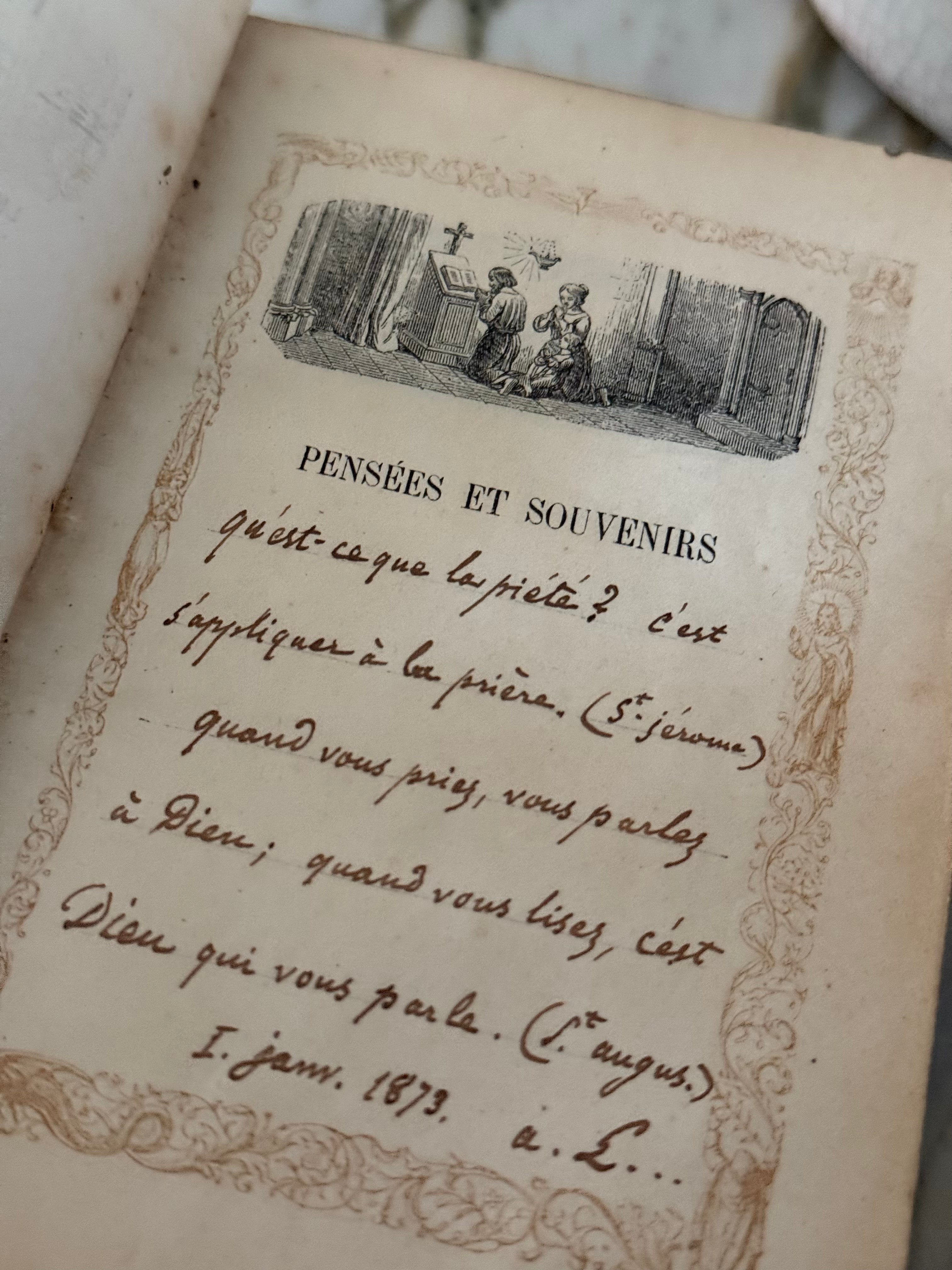 1873 | Paroissien Romain | Catholic Parishioners book for the Roman Rite