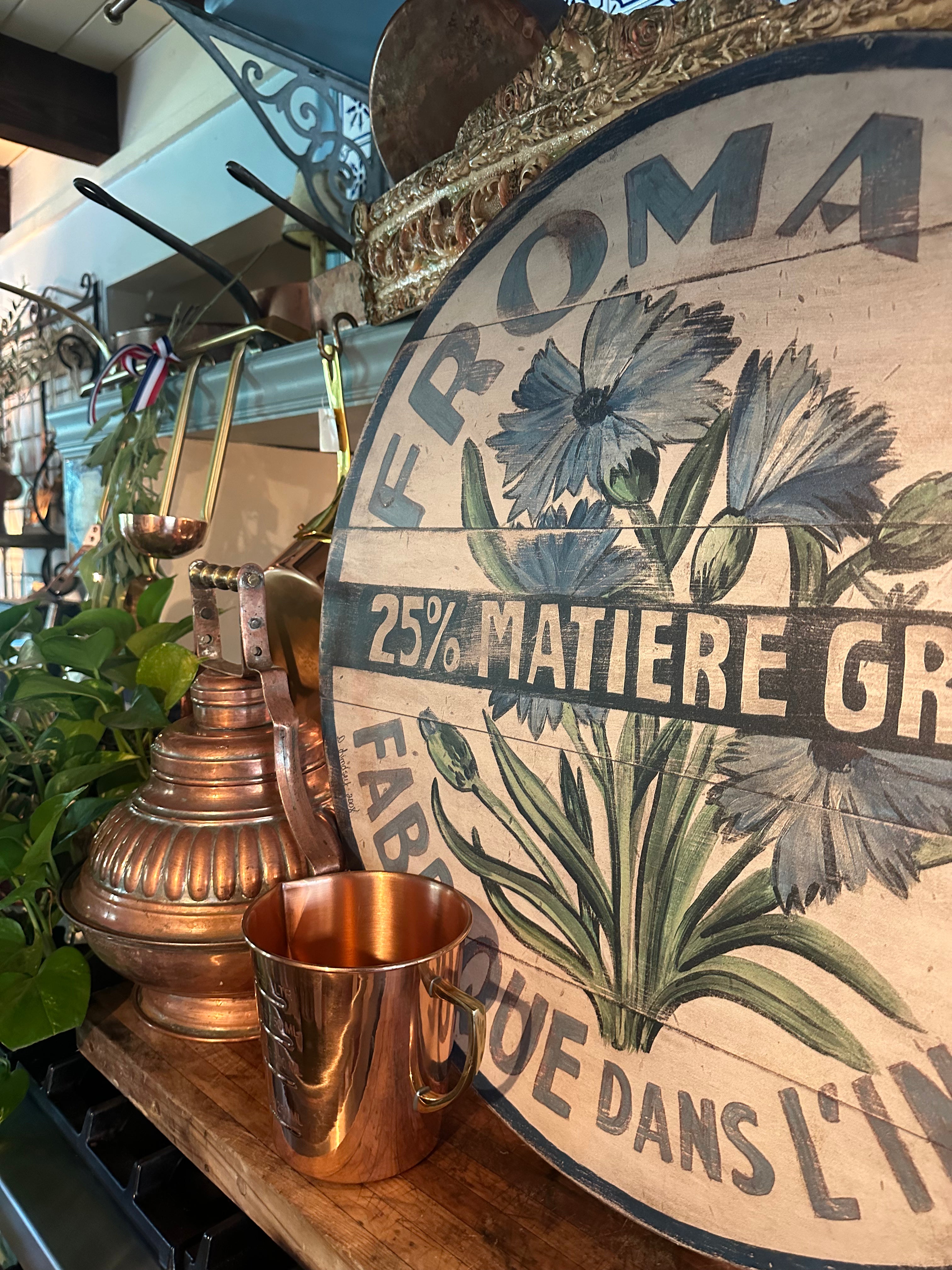 Vintage French Cheese Lazy Susan | 2 sizes