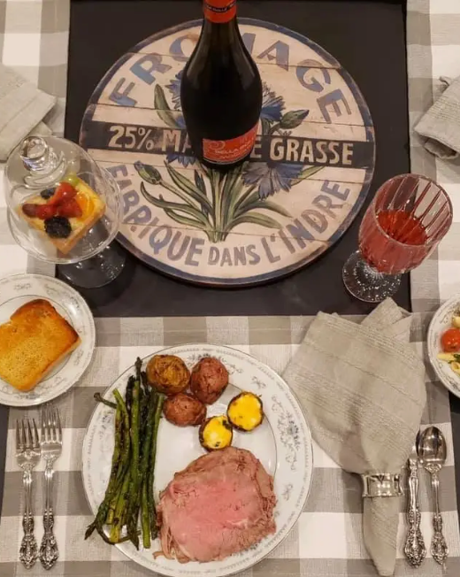 Vintage French Cheese Lazy Susan | 2 sizes