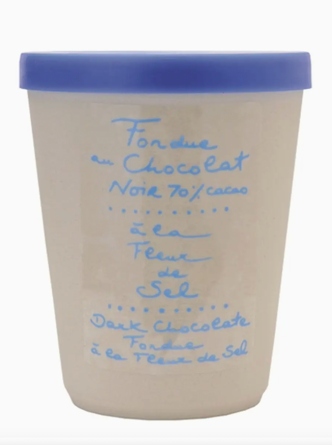 Dark Chocolate & Fleur de Sel Fondue — Parisian Indulgence