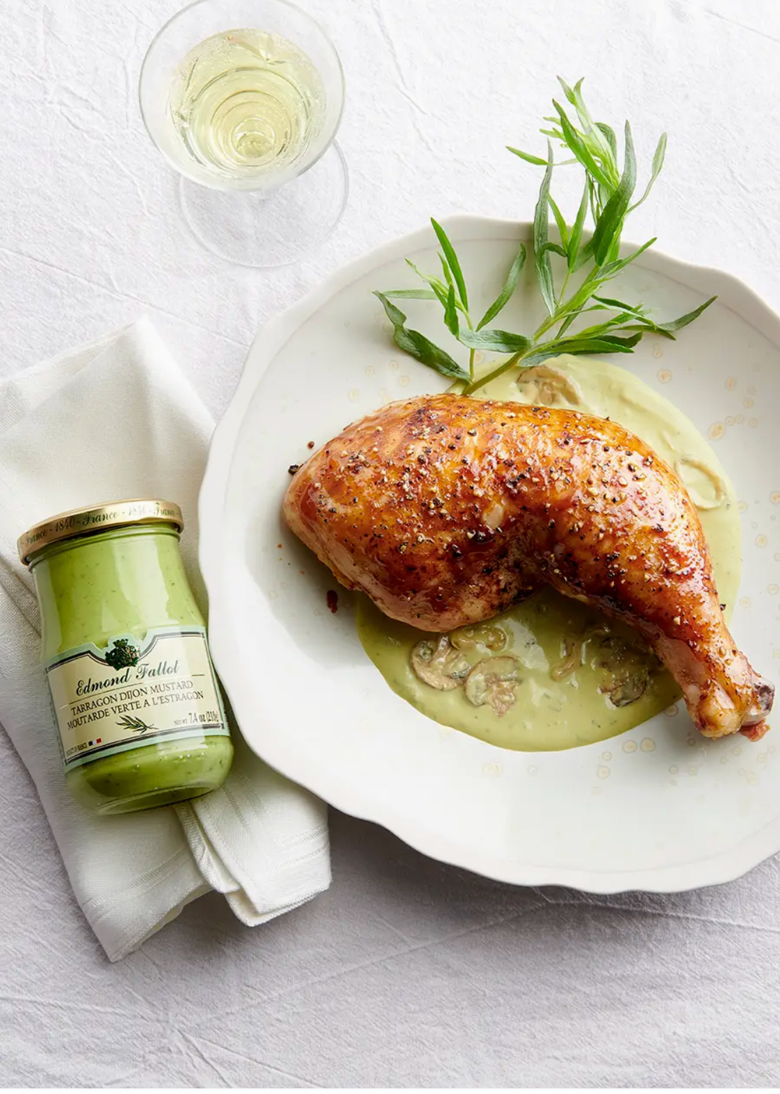 Edmond Fallot Green Tarragon Mustard