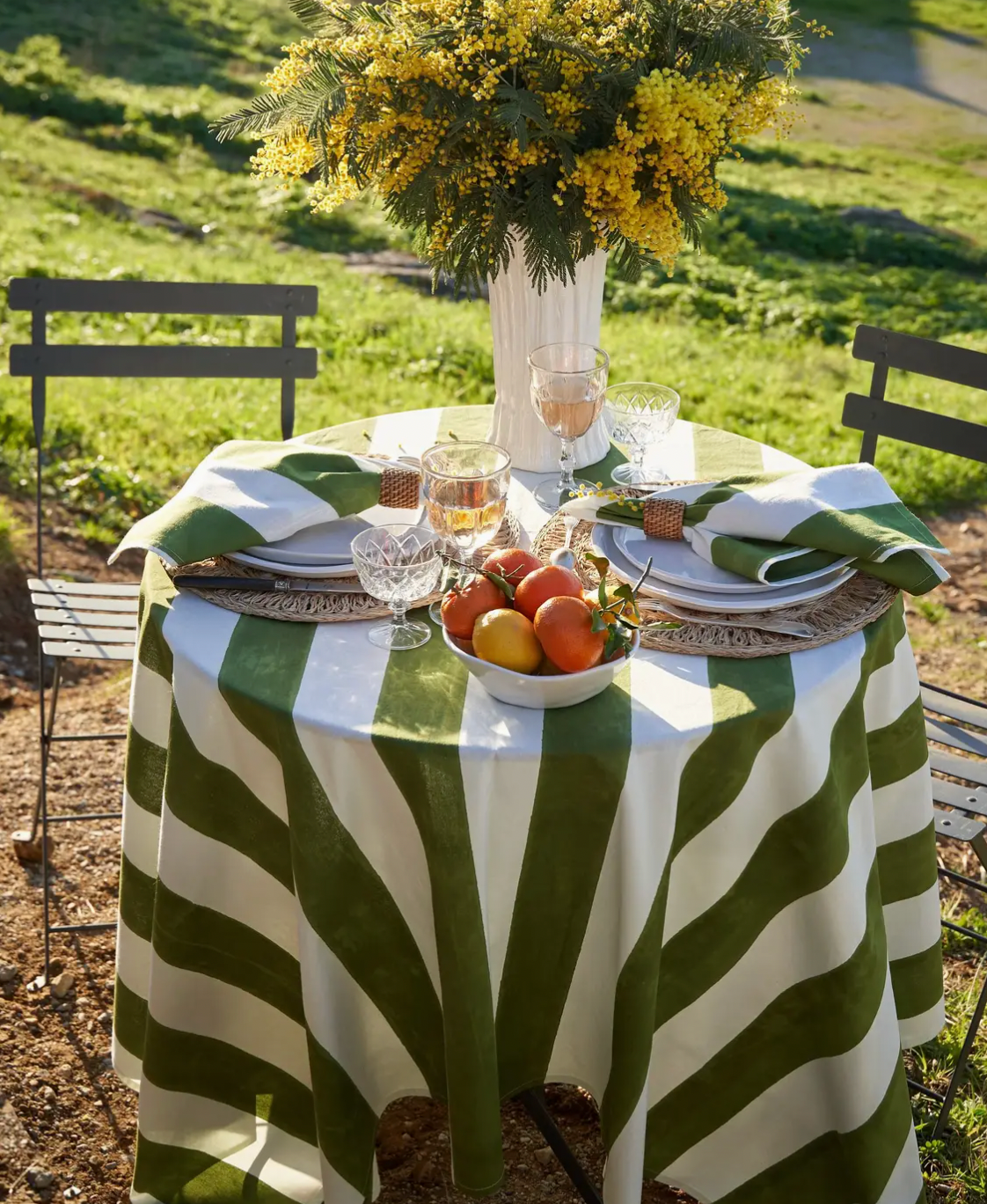 St. Tropez Stripes | French Tablecloth