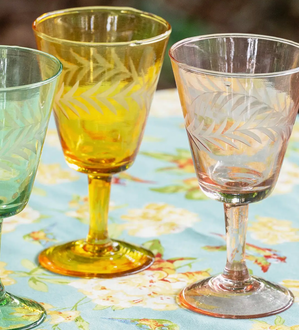 Célébration | Hand-Blown Wine Glasses, Set of Four