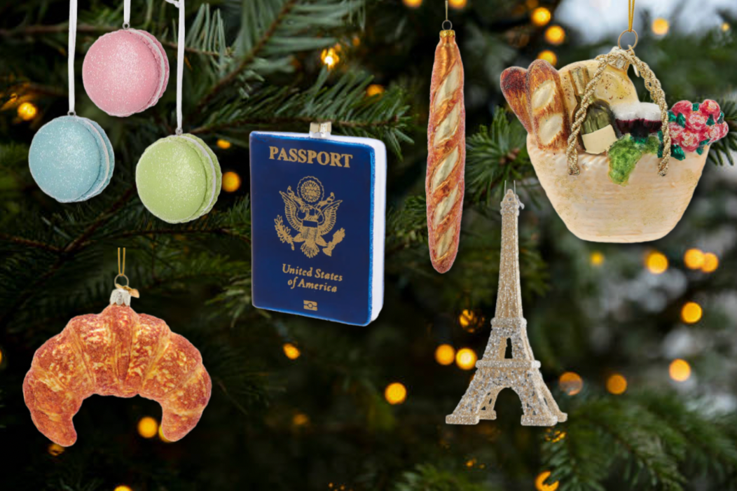 Parisian Holiday Ornament Set | Collection de Noël Française