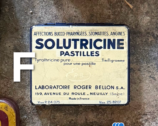 Vintage French Candy & Pharmacy Tins – Decorative Collectibles, Early–Mid 20th Century