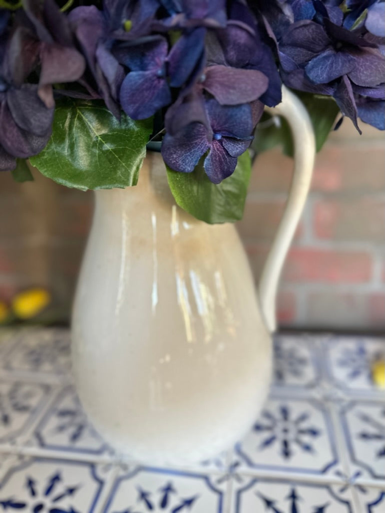 Tall Ironstone Pitcher | VINTAGE