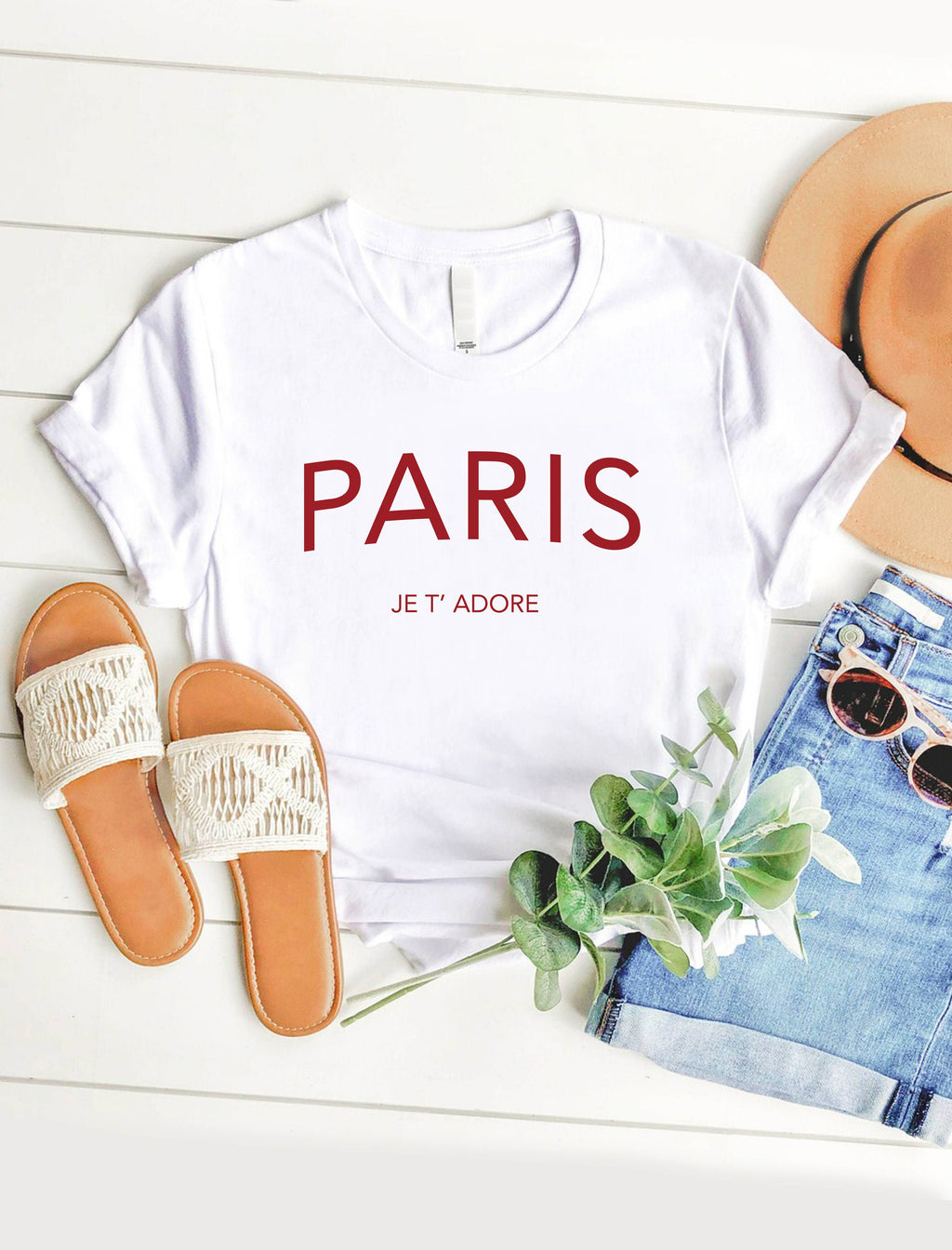 PARIS Je T'Adore ⚜️Women's Jersey Tee