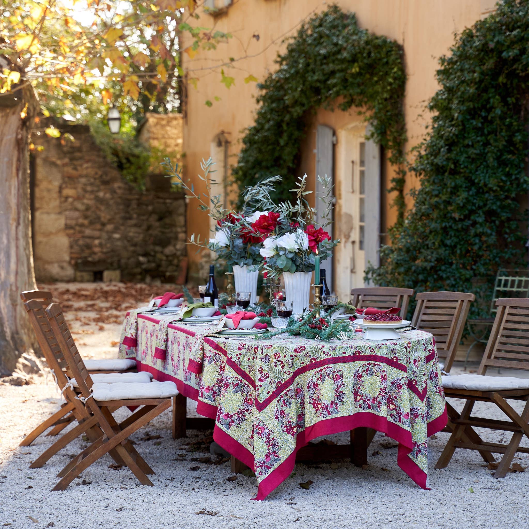 The Winter Garden | French Tablecloth