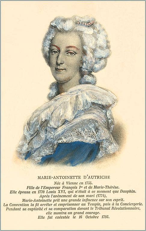 Sticker FF-86 Marie Antoinette of Austria