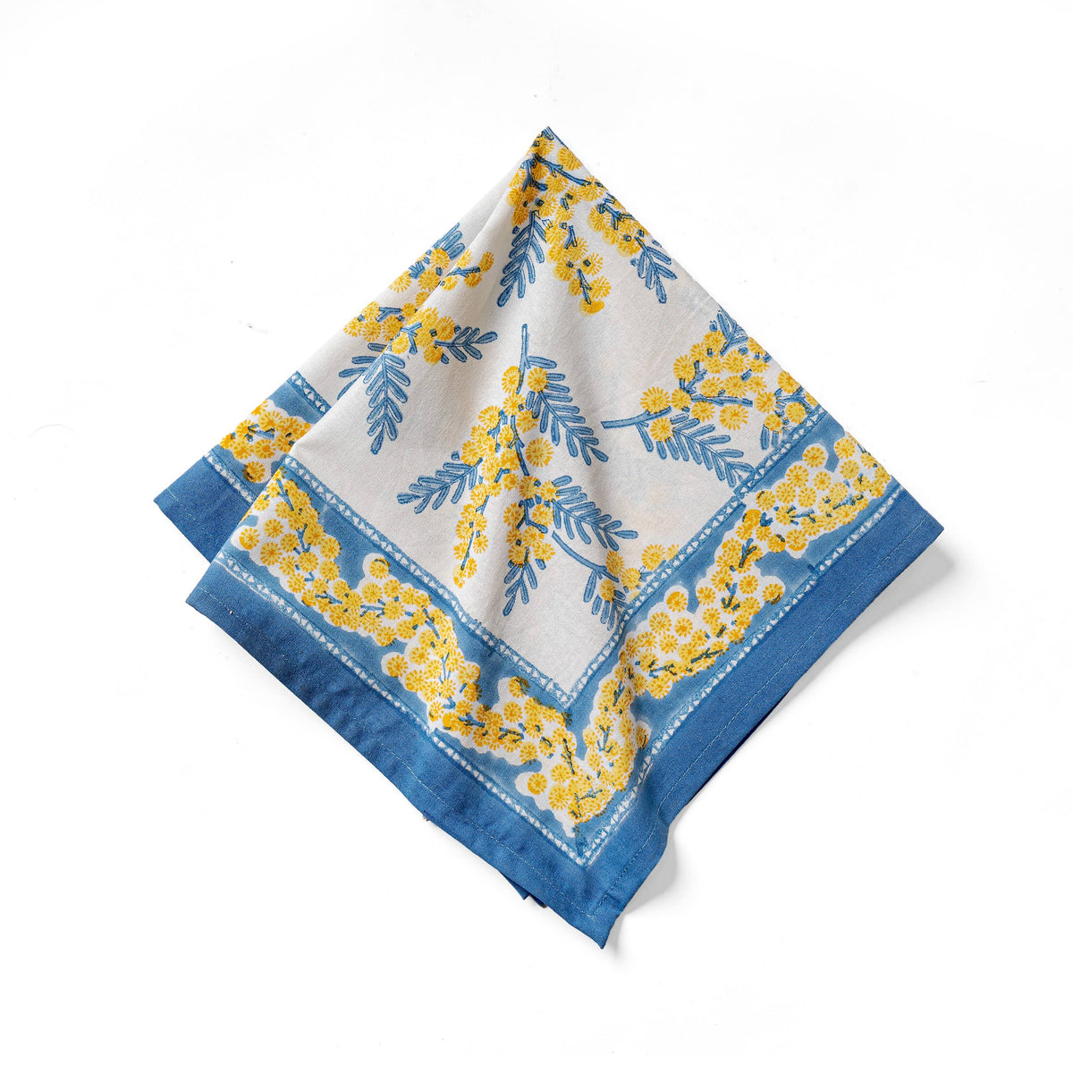 Mimosa Blue/Yellow Napkins 19x19 - Set of 6