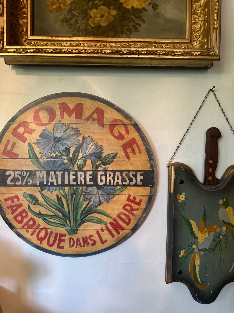 Fromage Collection – 15” French Vintage Lazy Susans & Wall Art