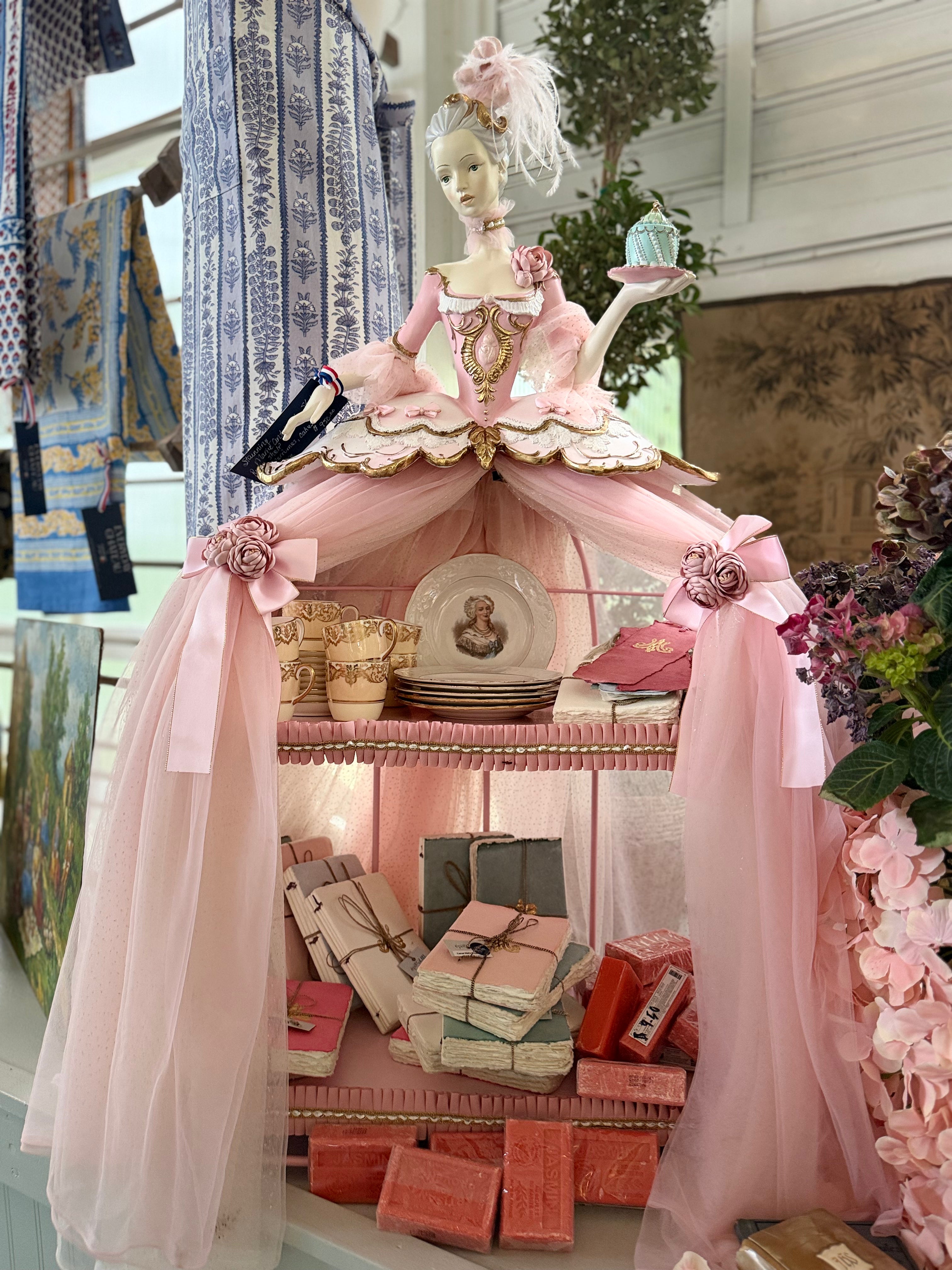 Stunning Marie Antoinette Style Resin Shelf 37.5"