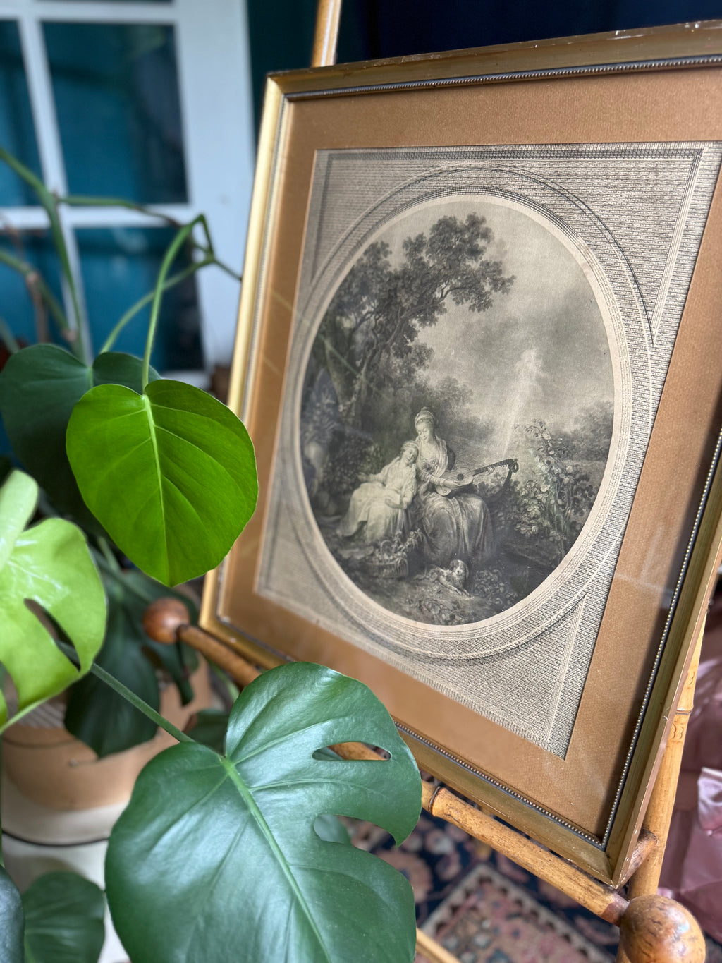 19th-Century French Engraving — “La Musique Pastorale”