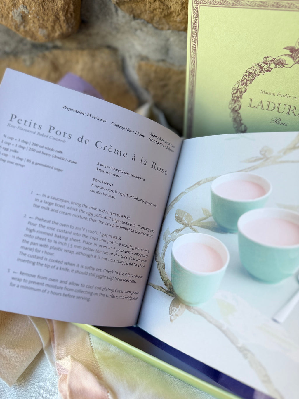 Ladurée Sucré Gift Set | Cookbook & Macaron Ornaments