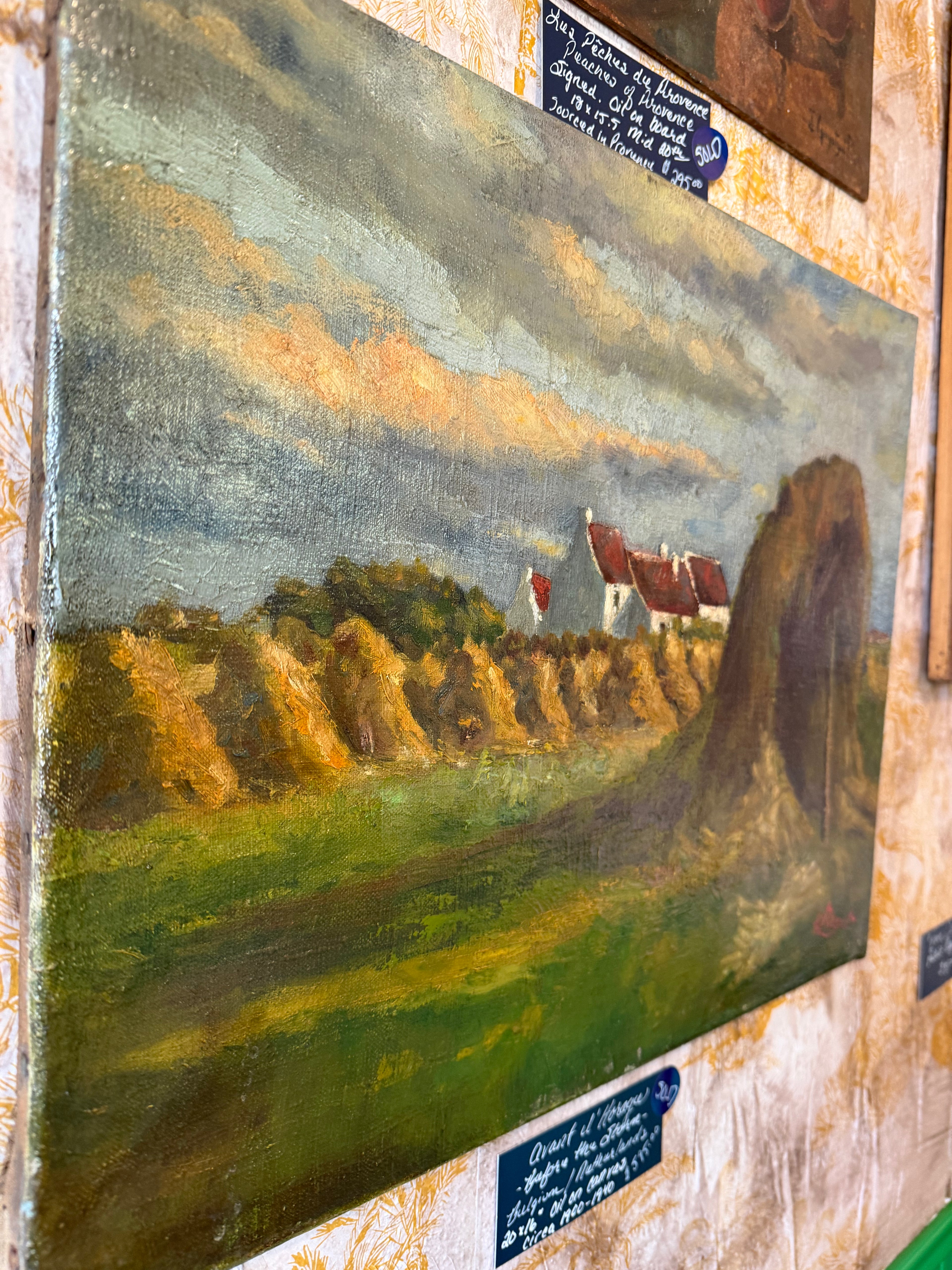 Après l'Horage, Stunning Oil on Canvas