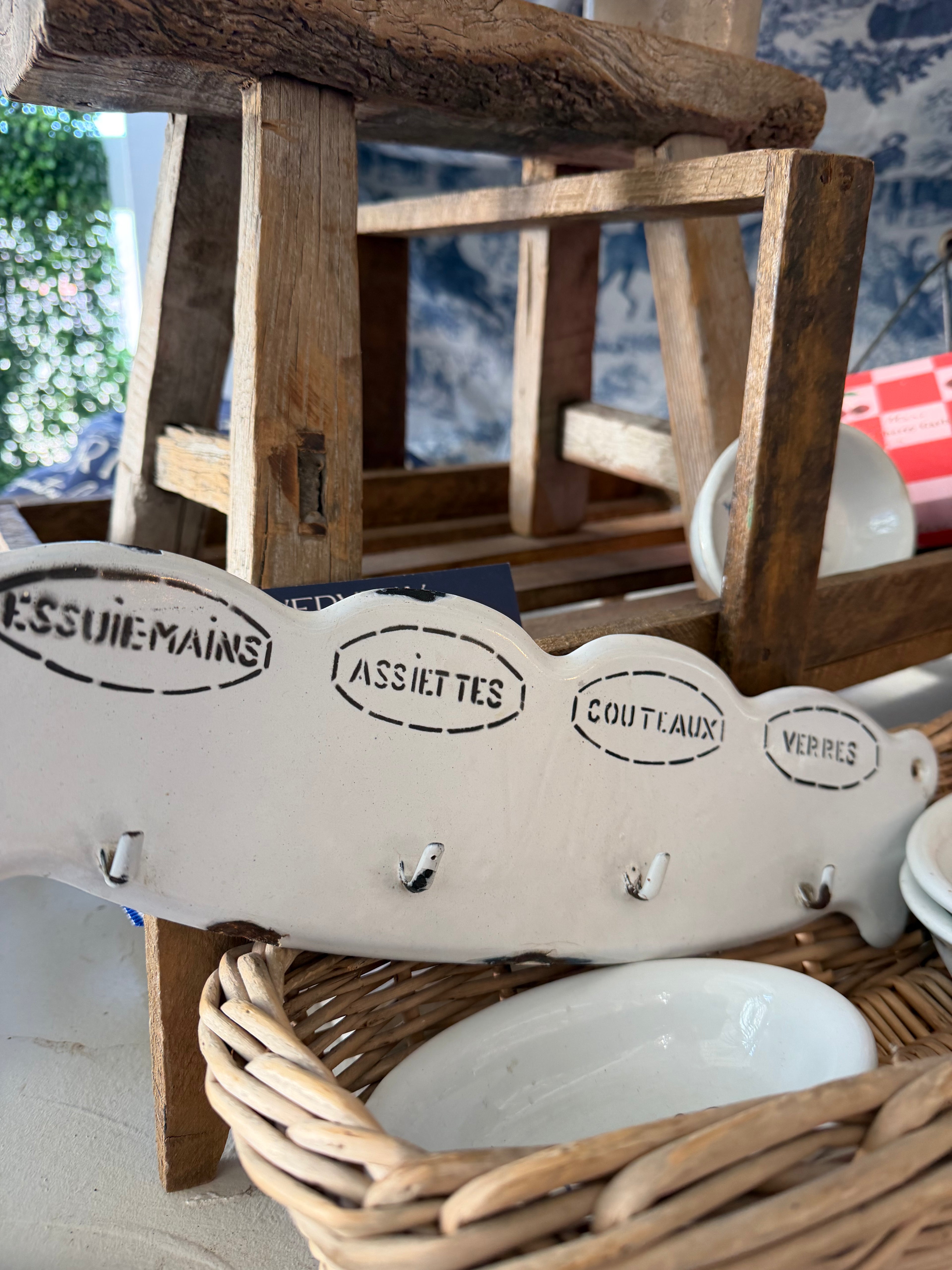 French Enamel Towel Hooks - for Deanna S.