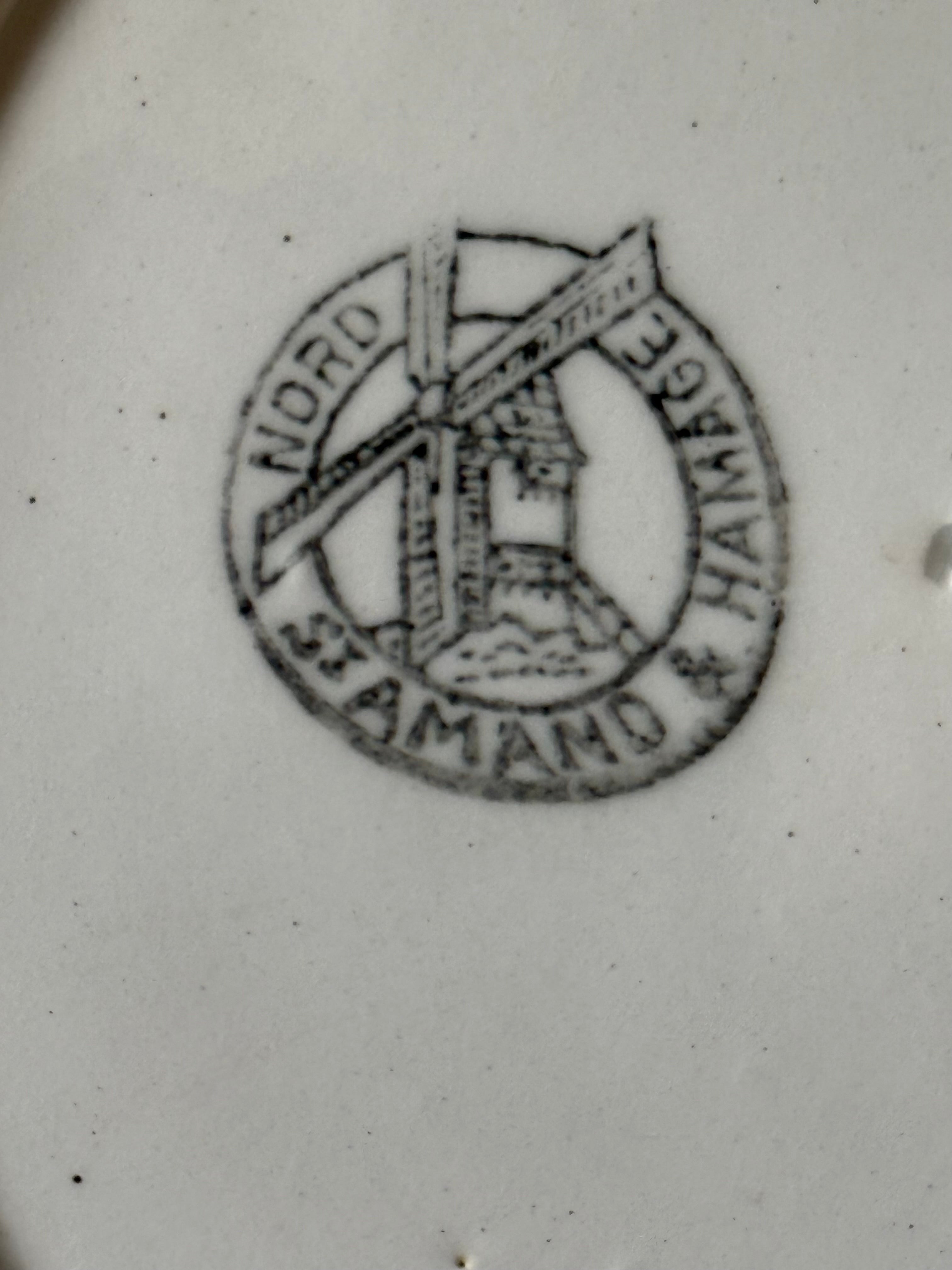 “Portraits de Cour” – Set of 6 French Revolutionary Porcelain Plates, Circa 1920