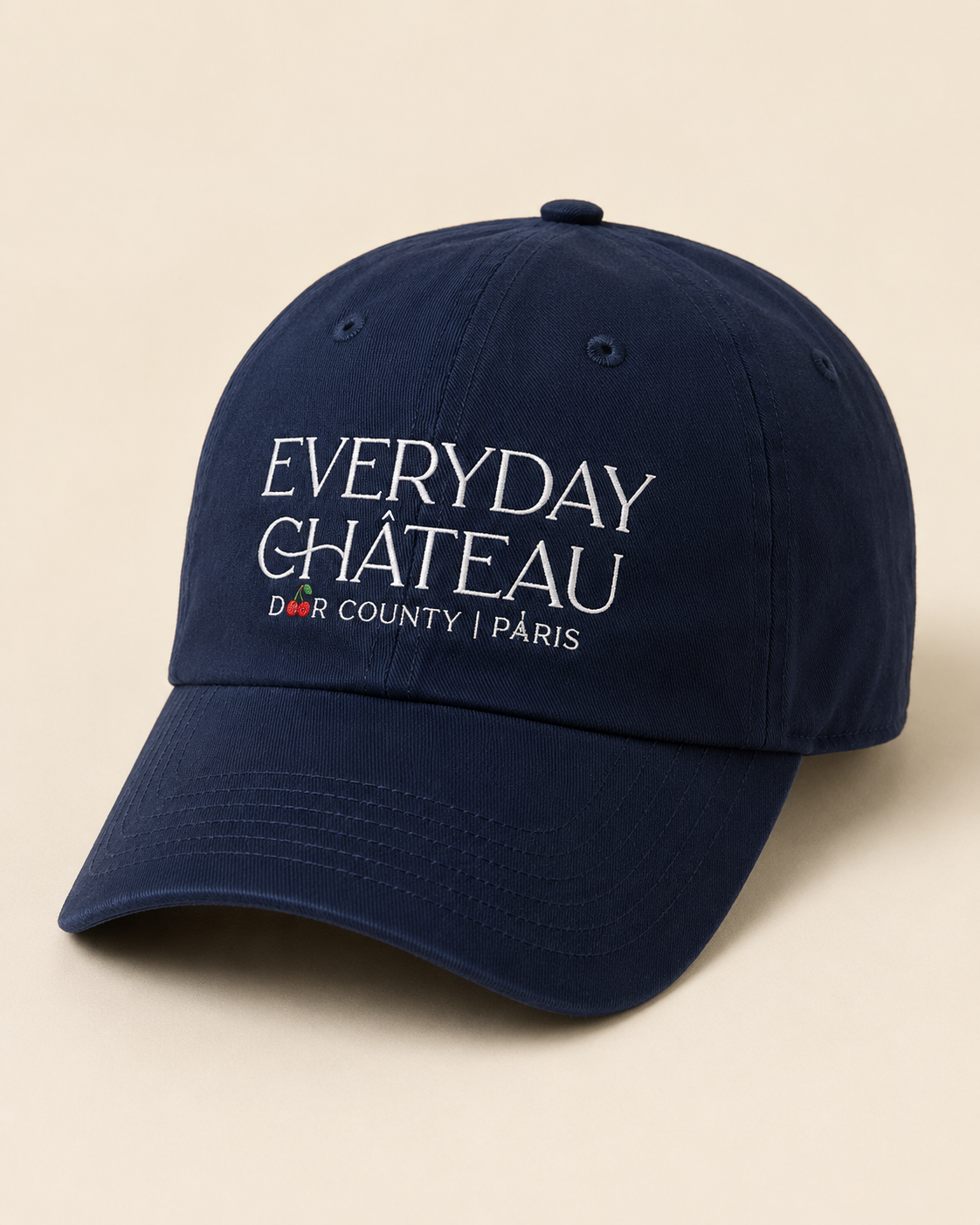 Everyday Château Signature Navy Blue Cap  Door County | Paris