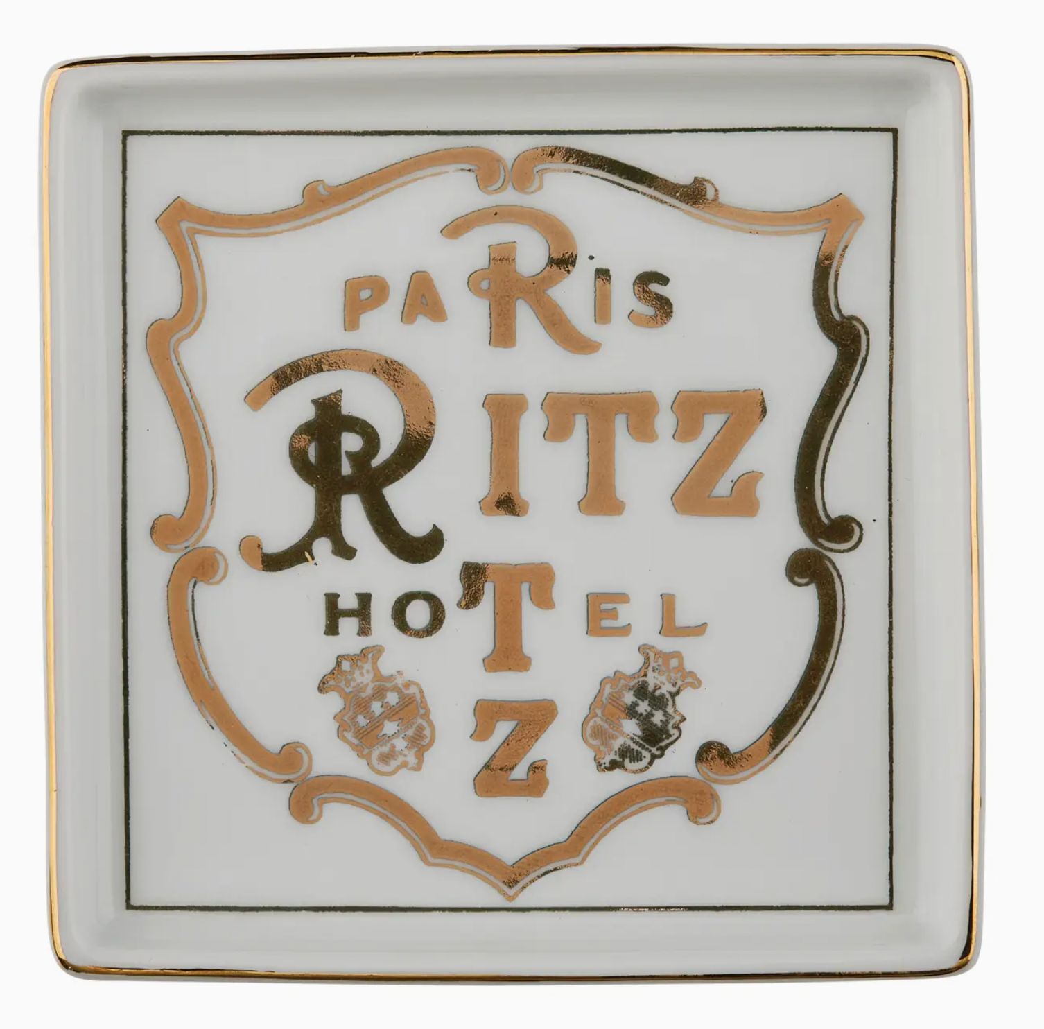 Ritz Hotel Souvenir Porcelain Trinket Tray