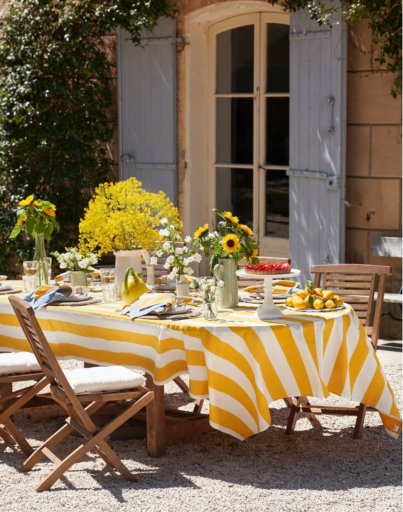 St. Tropez Stripes | French Tablecloth