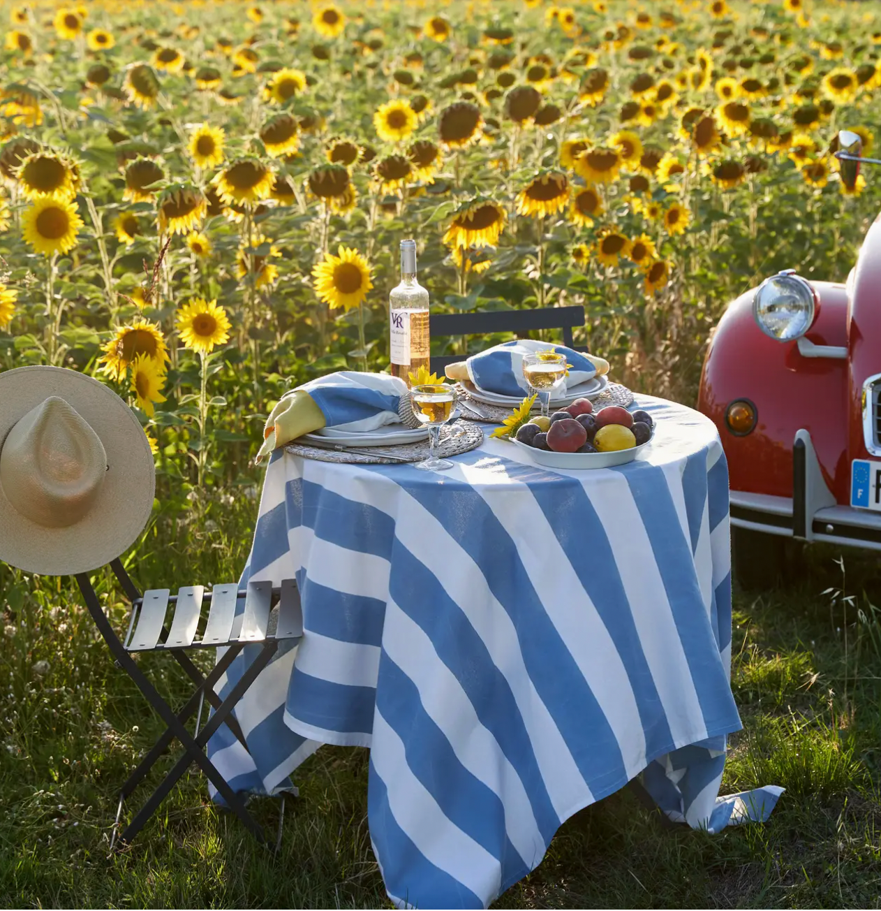 St. Tropez Stripes | French Tablecloth