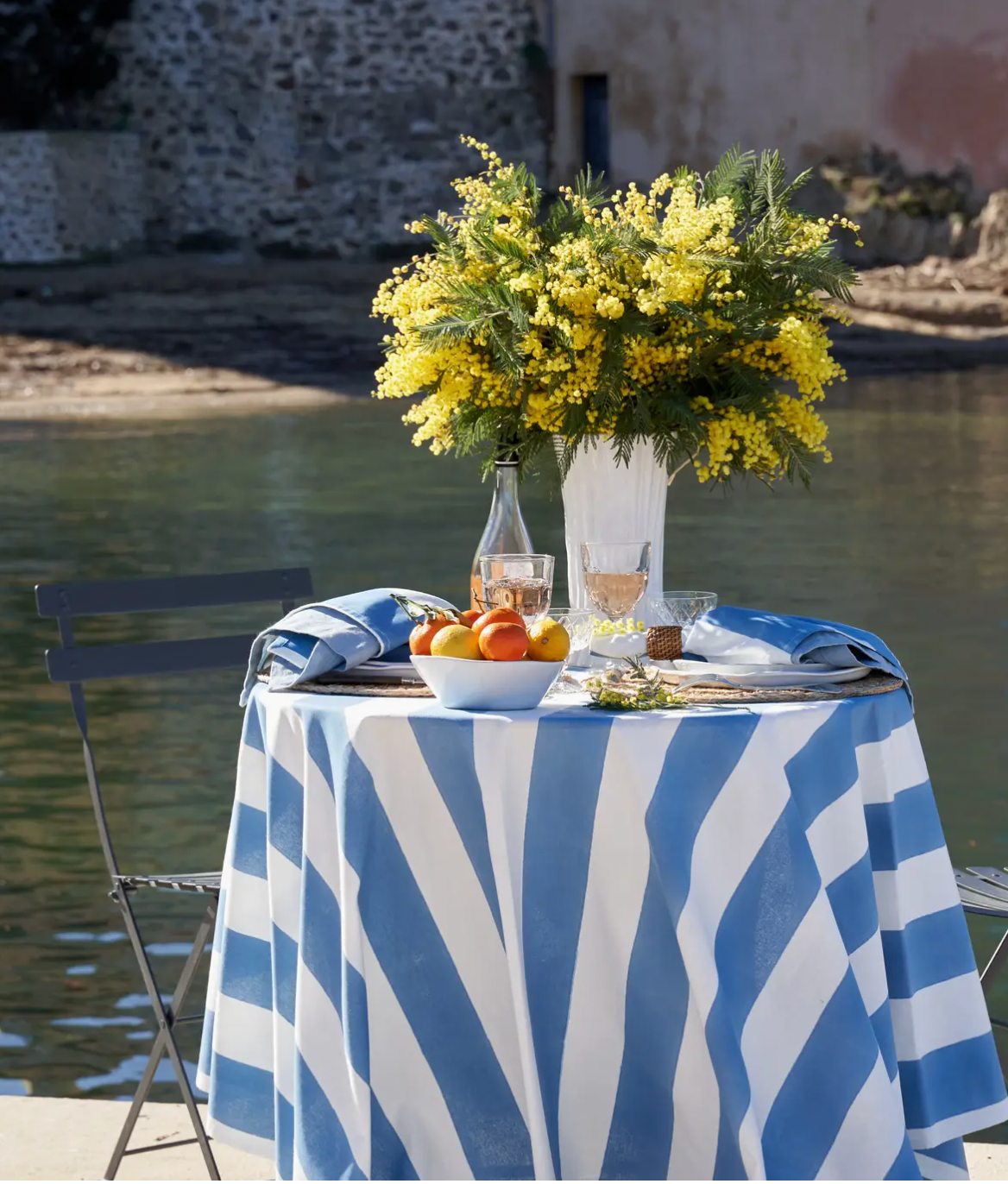 St. Tropez Stripes | French Tablecloth