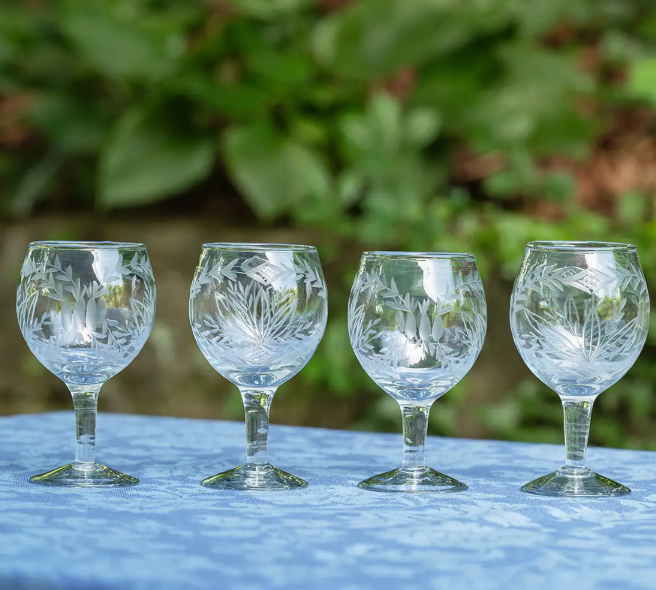 La Bohème Wine Glass Set of 4 | Hand Blown Recycled Glass