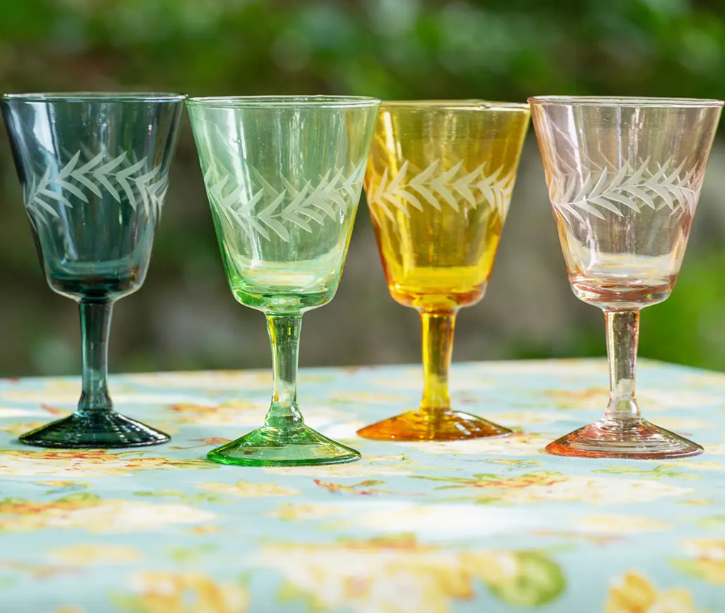 Célébration | Hand-Blown Wine Glasses, Set of Four