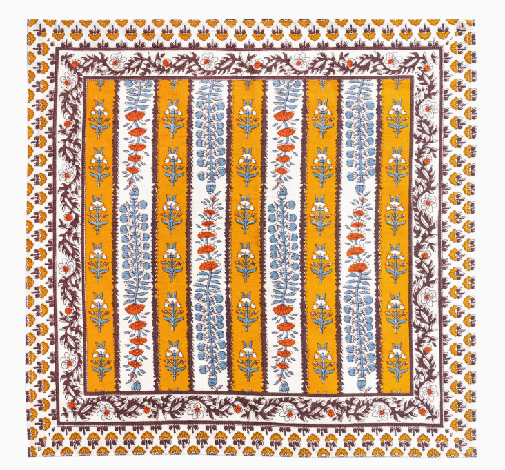 Avignon Napkins Dijon & Blue, Set of 6