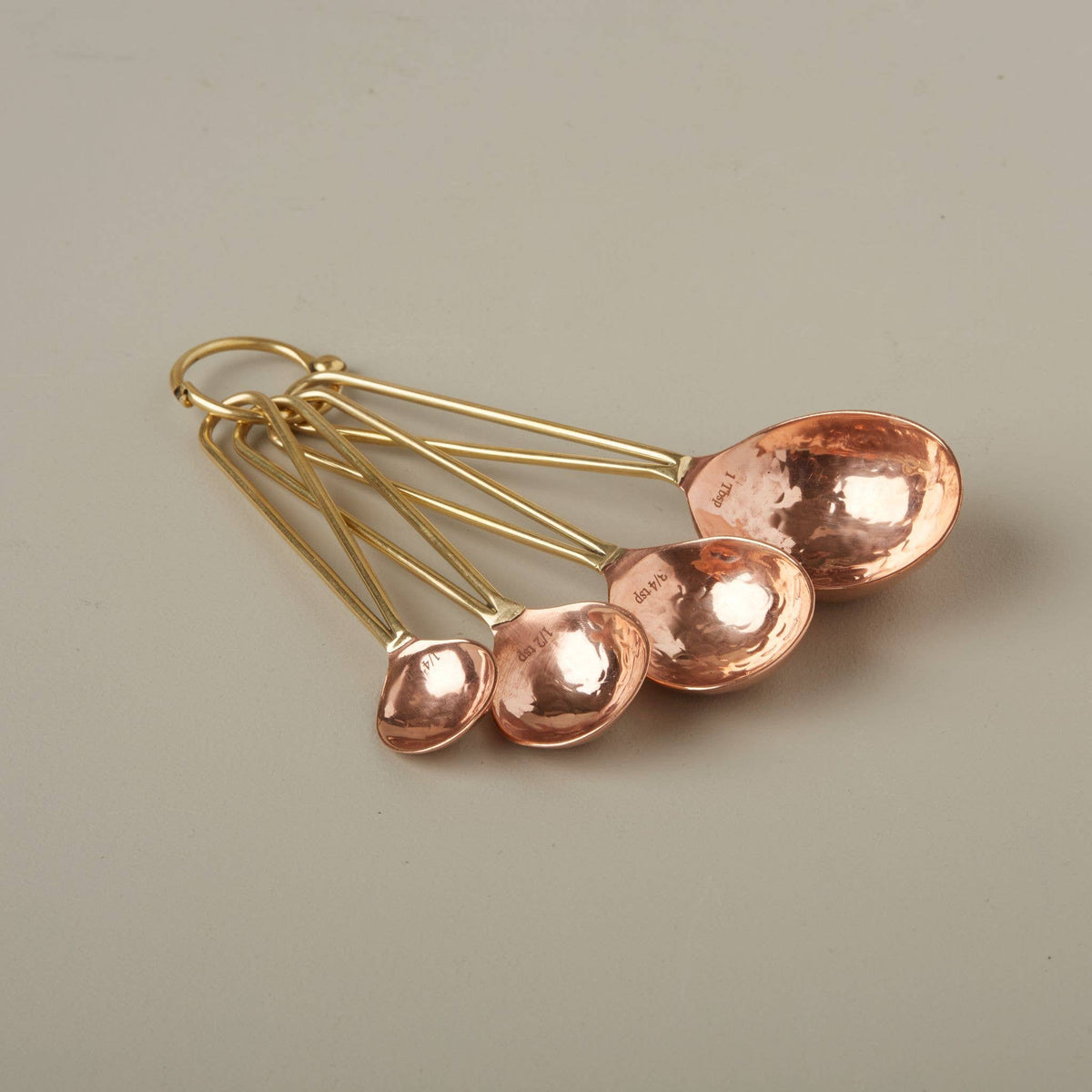 Copper and Brass Measuring Spoons
