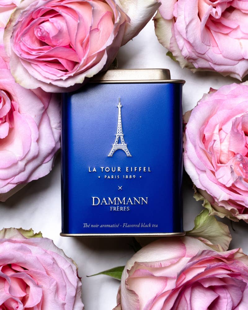 Tour Eiffel Tin - Bulk Black Tea, Vanilla, Almond, Rose
