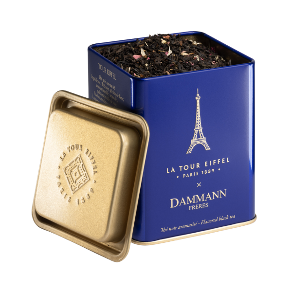 Tour Eiffel Tin - Bulk Black Tea, Vanilla, Almond, Rose