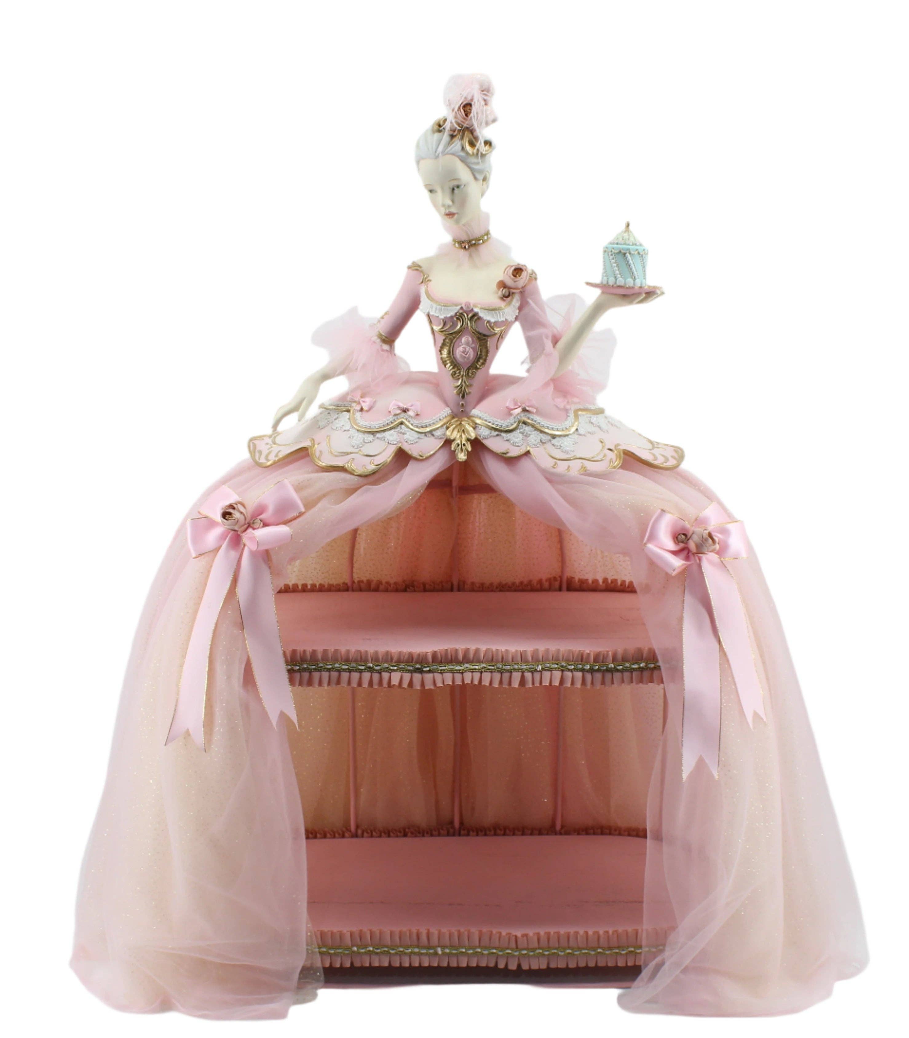 Stunning Marie Antoinette Style Resin Shelf 37.5"