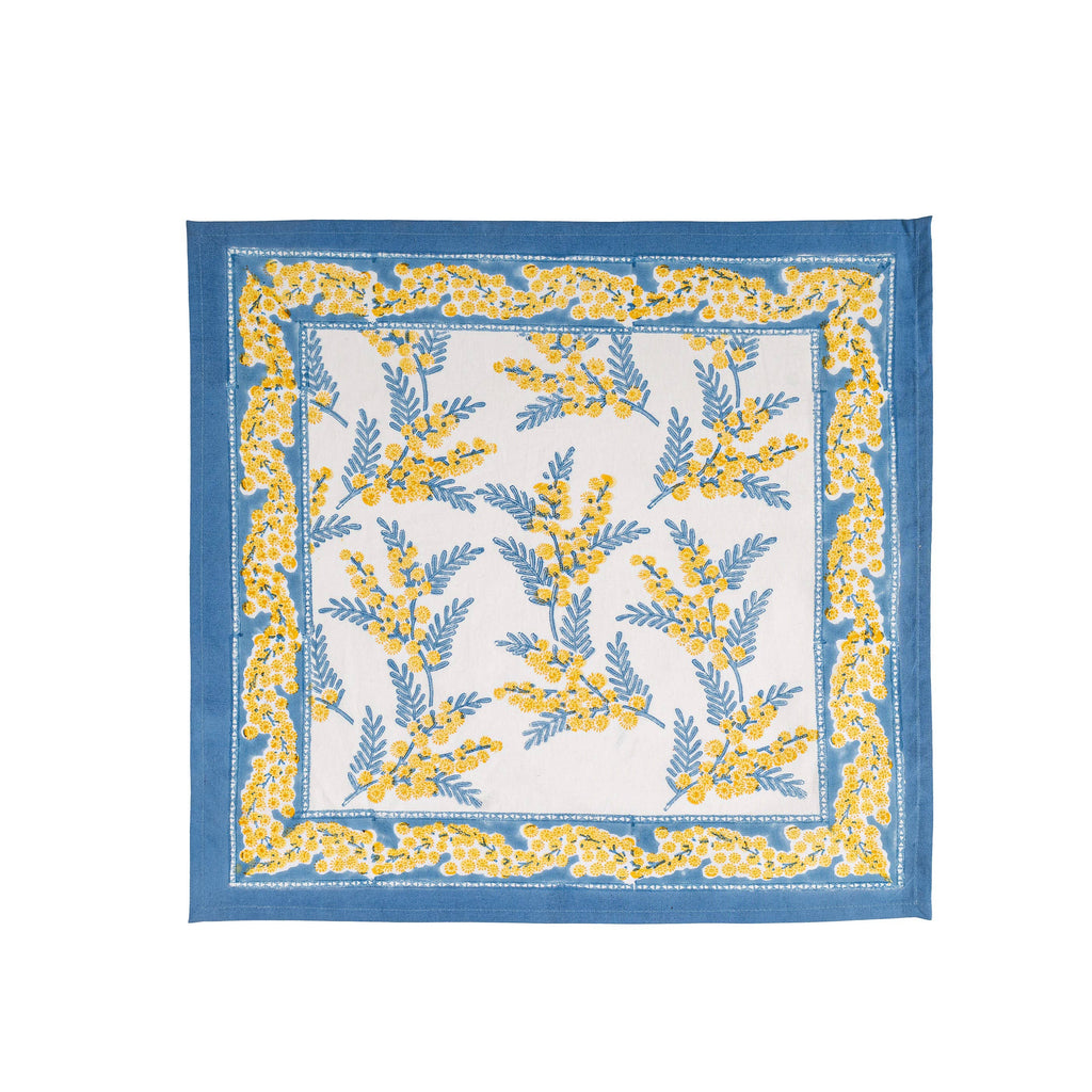 Mimosa Blue/Yellow Napkins 19x19 - Set of 6