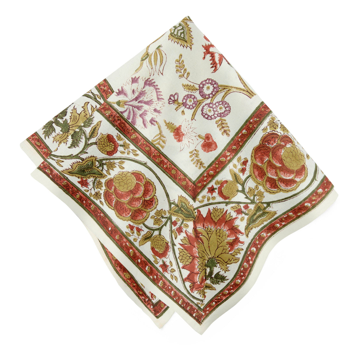 Thanksgiving Louise Napkins Multicolor - Set of 4