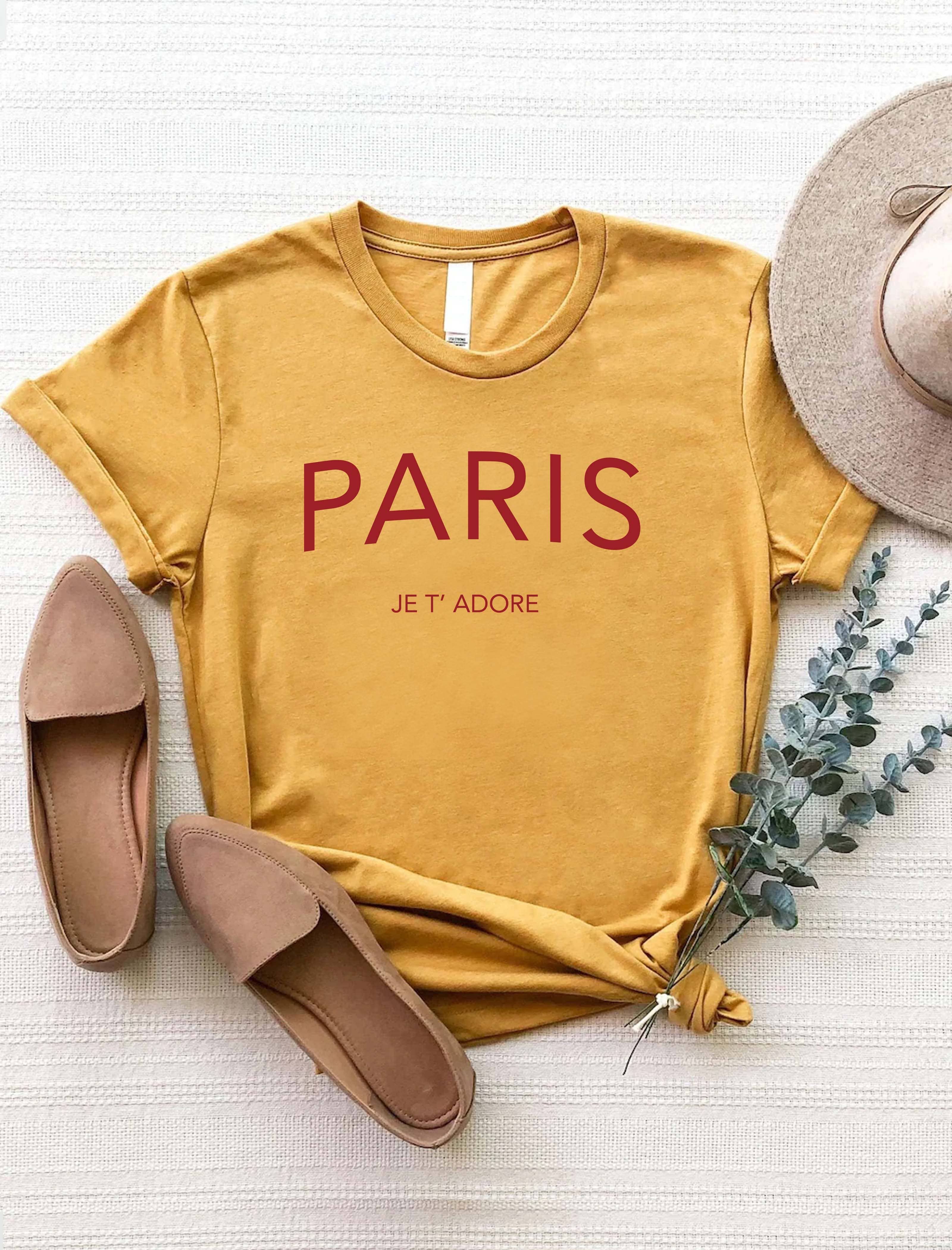 PARIS Je T'Adore ⚜️Women's Jersey Tee
